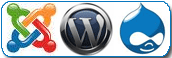 Joomla, Wordpress and Drupal Auto Installation