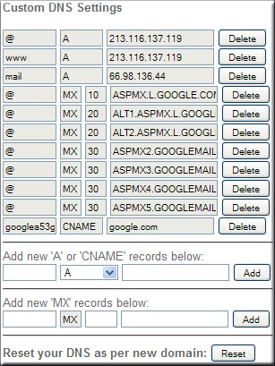 DNS Manager Interface - in action!