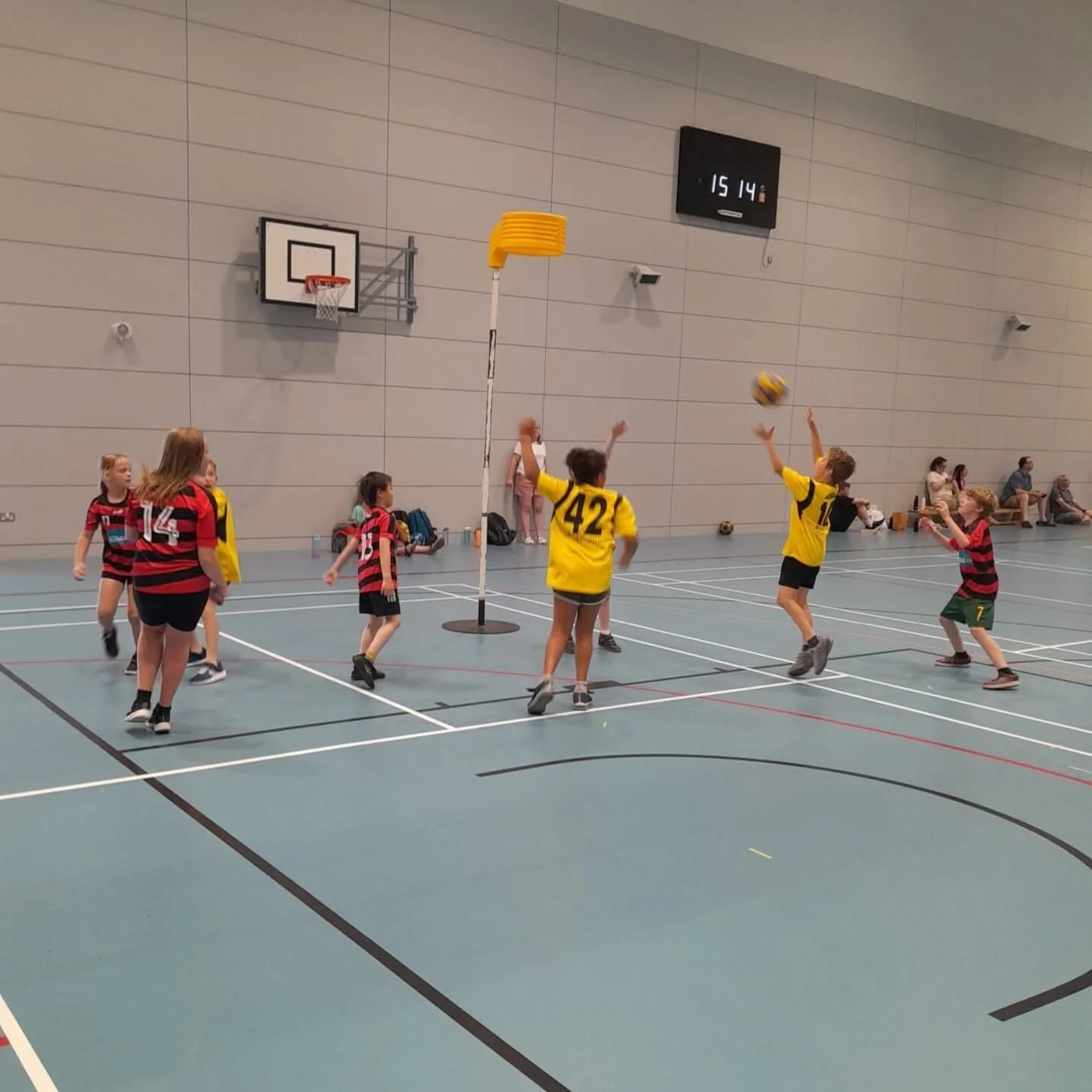 Children enjoying a Milton Keynes Youth Korfball session